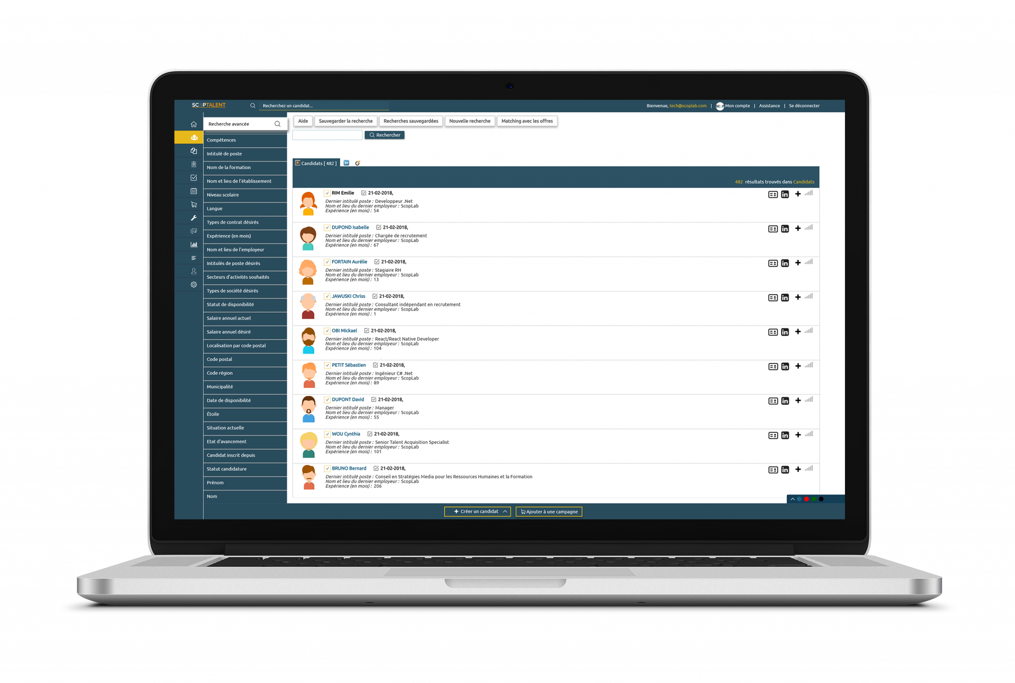 Scoptalent logiciel de recrutement